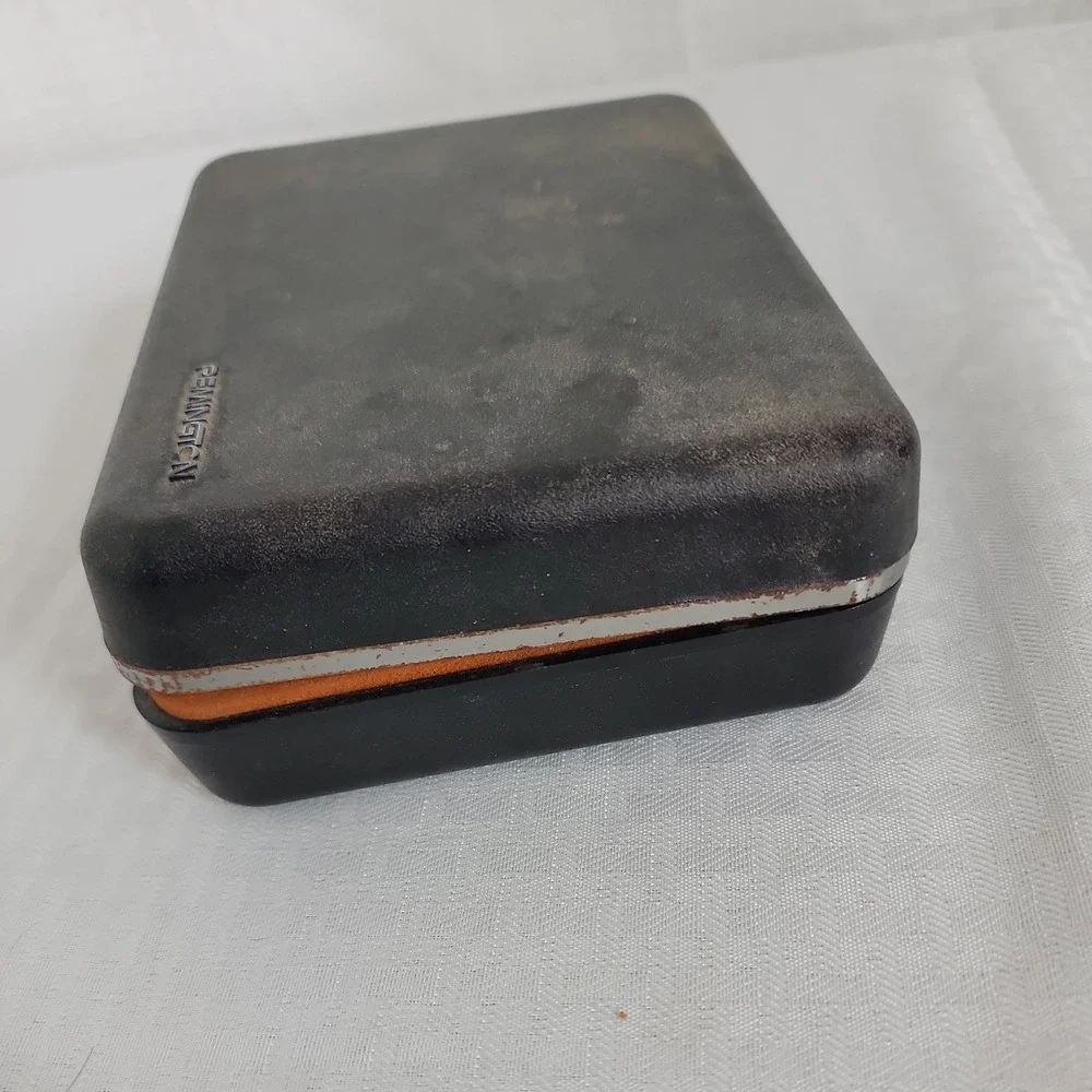 Vintage Remington RR-1 Radial Rechargeable Shaver Case Extra Blades Tested